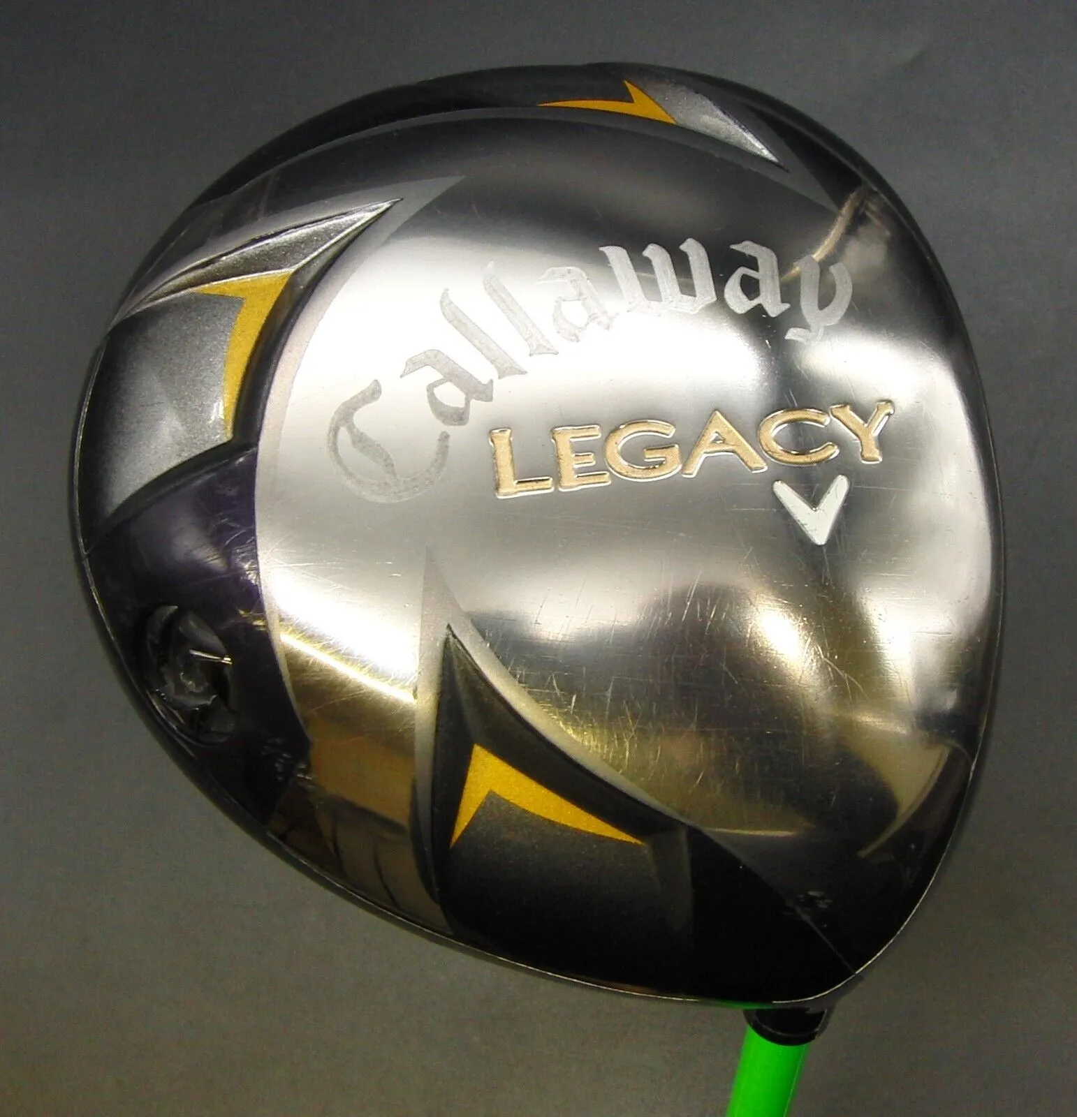 Callaway Legacy Driver Stiff Graphite Shaft Golf Pride Grip 3 Callaway Legacy Driver Stiff Graphite Shaft Golf Pride Grip