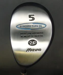 Left-Handed Mizuno Notus Synchro Turn 35 21 Degree 5 Hybrid Stiff Steel Shaft