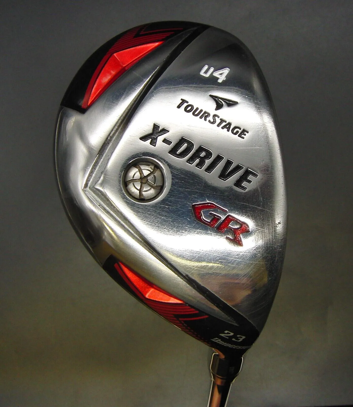 Bridgestone Tourstage X-Drive GB 23° 4 Hybrid Stiff Steel Shaft Tourstage Grip 3 Bridgestone Tourstage X-Drive GB 23° 4 Hybrid Stiff Steel Shaft Tourstage Grip