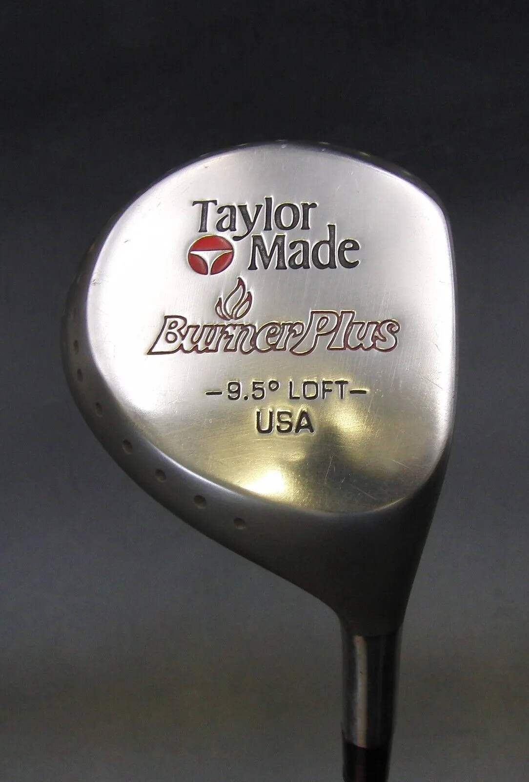 Vintage TaylorMade Burner Plus 9.5 Degree Wood Regular Graphite Shaft Rite Grip 3 Vintage TaylorMade Burner Plus 9.5 Degree Wood Regular Graphite Shaft Rite Grip