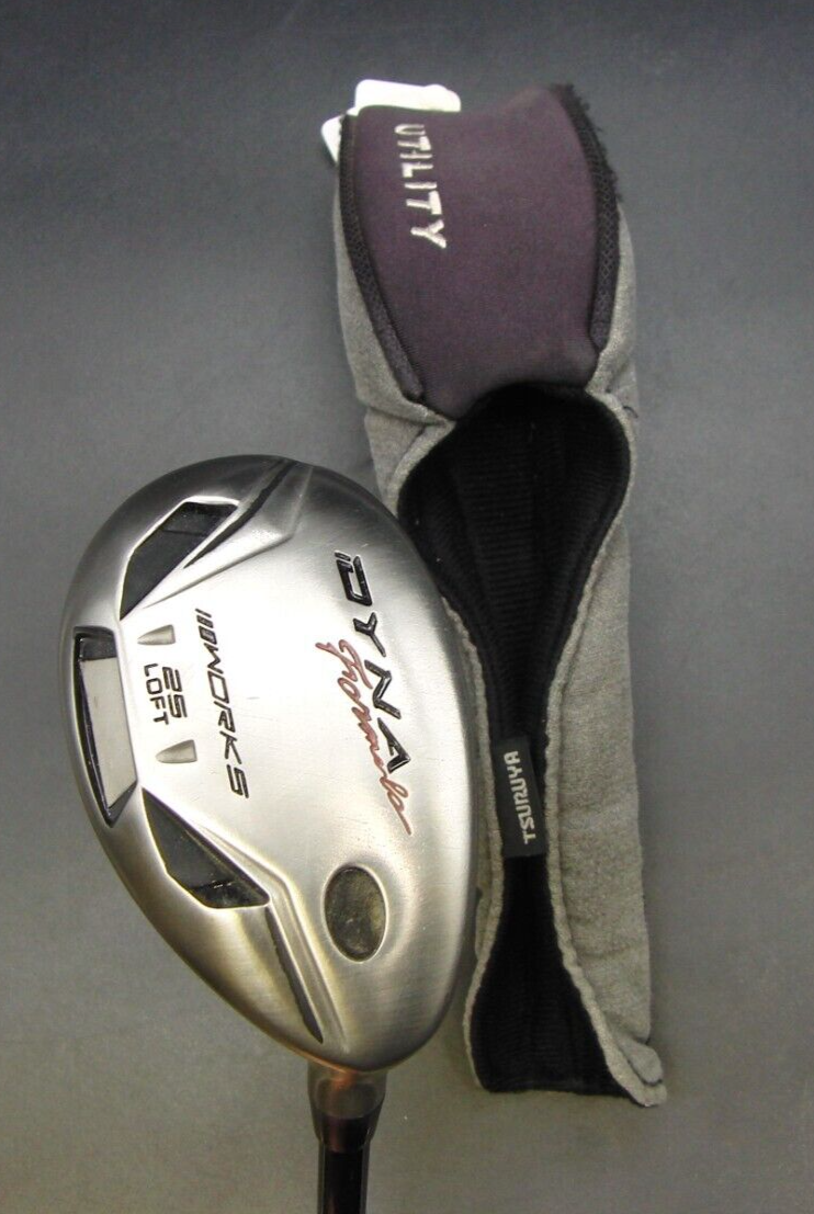 Japanese Works Dyna 25° Hybrid Stiff Graphite Shaft Works Grip With Head Cover 3 Japanese Works Dyna 25° Hybrid Stiff Graphite Shaft Works Grip With Head Cover