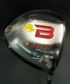 TaylorMade Burner Plus 9.5° Driver Stiff Graphite Shaft Golf Pride Grip