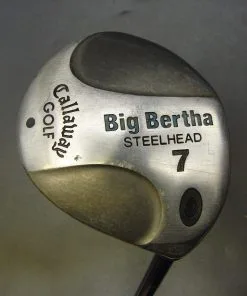 Ladies Callaway Golf Big Bertha Steelhead 7 Wood Ladies Graphite Shaft Jaxx Grip