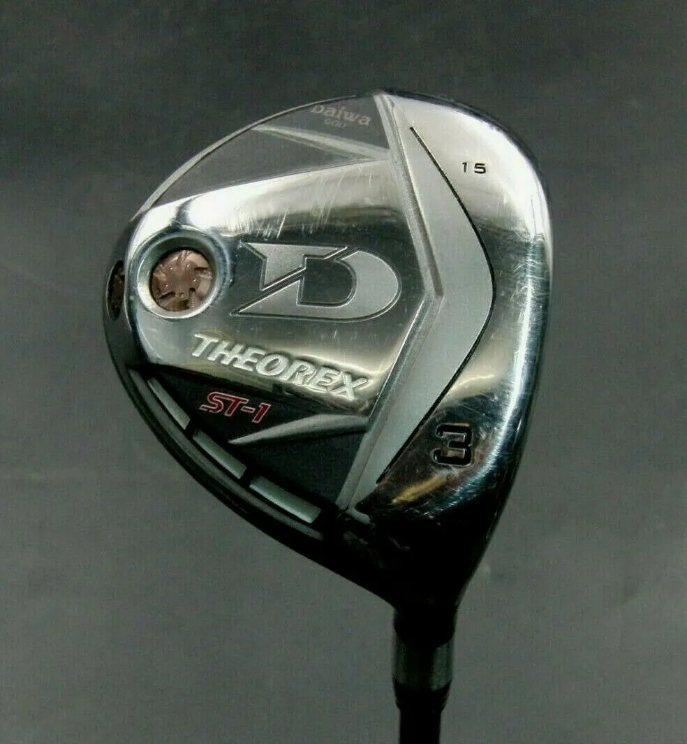 Japanese Daiwa Theorex ST-1 15° 3 Wood Stiff Graphite Flex Shaft Daiwa Grip 3 Japanese Daiwa Theorex ST-1 15° 3 Wood Stiff Graphite Flex Shaft Daiwa Grip