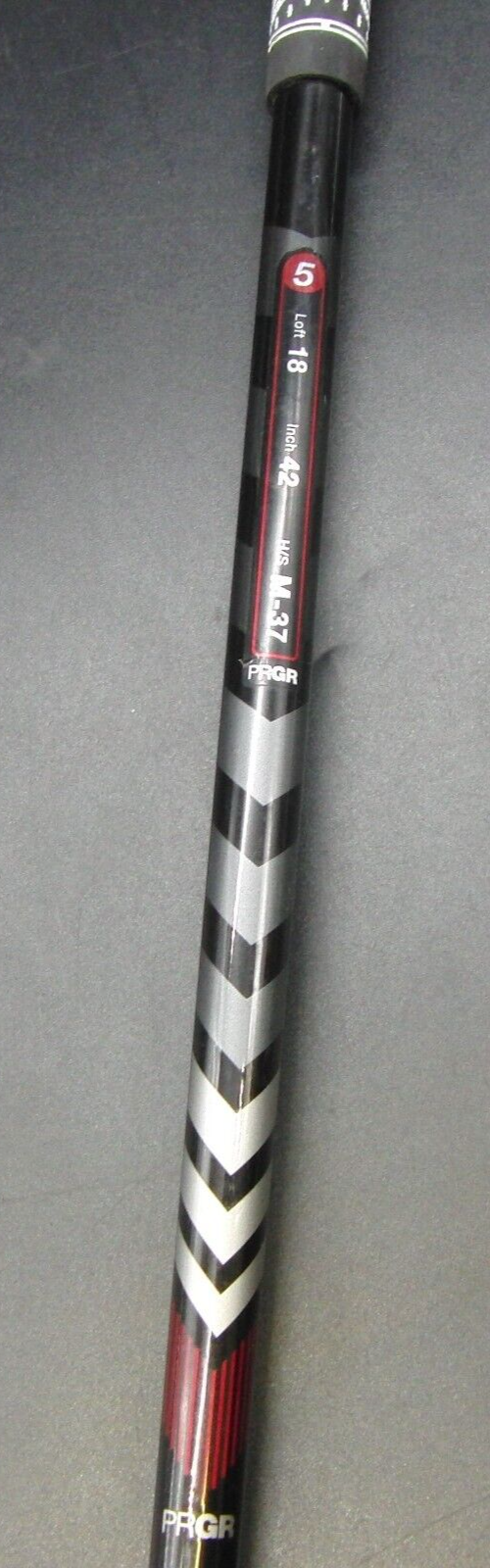 PRGR Red 505 5 Wood Regular Graphite Shaft Golf Pride Grip 6 PRGR Red 505 5 Wood Regular Graphite Shaft Golf Pride Grip - Image 4