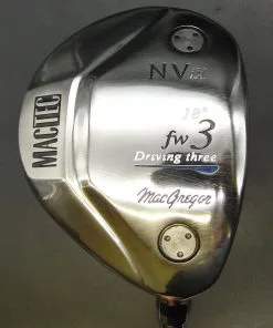 Ladies MacGregor MacTec NV IX Maraging FW 18° 3 Wood Ladies Graphite Shaft