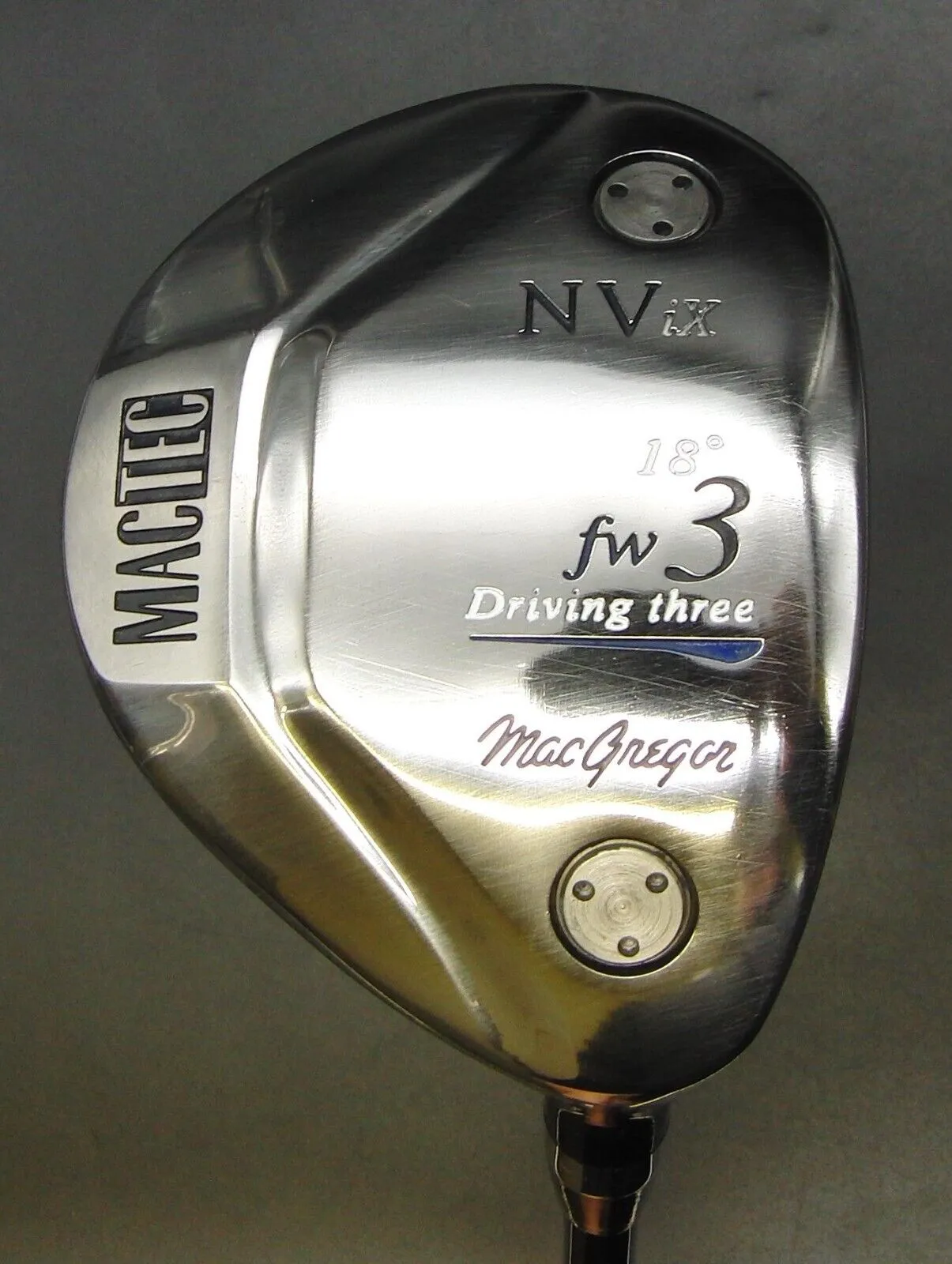 Ladies MacGregor MacTec NV IX Maraging FW 18° 3 Wood Ladies Graphite Shaft 3 Ladies MacGregor MacTec NV IX Maraging FW 18° 3 Wood Ladies Graphite Shaft