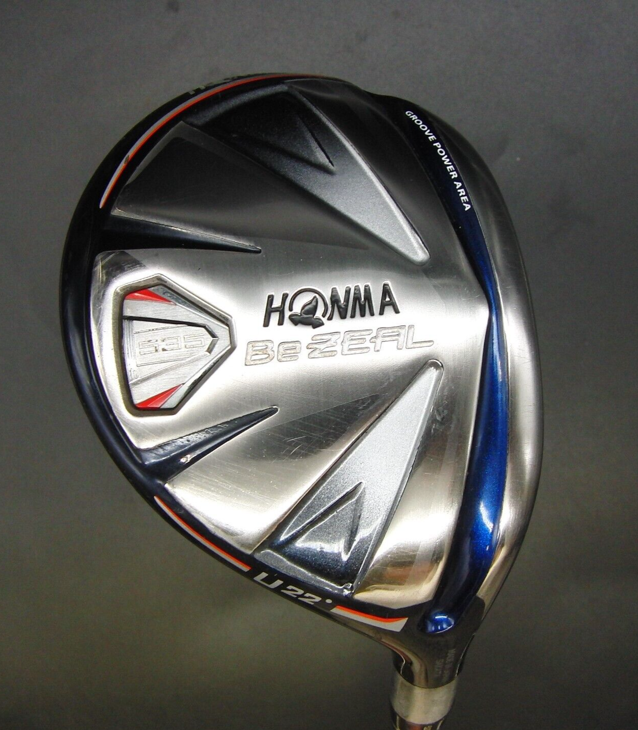 Honma Be ZEAL 535 22° 4 Hybrid Stiff Graphite Shaft Honma Grip 3 Honma Be ZEAL 535 22° 4 Hybrid Stiff Graphite Shaft Honma Grip