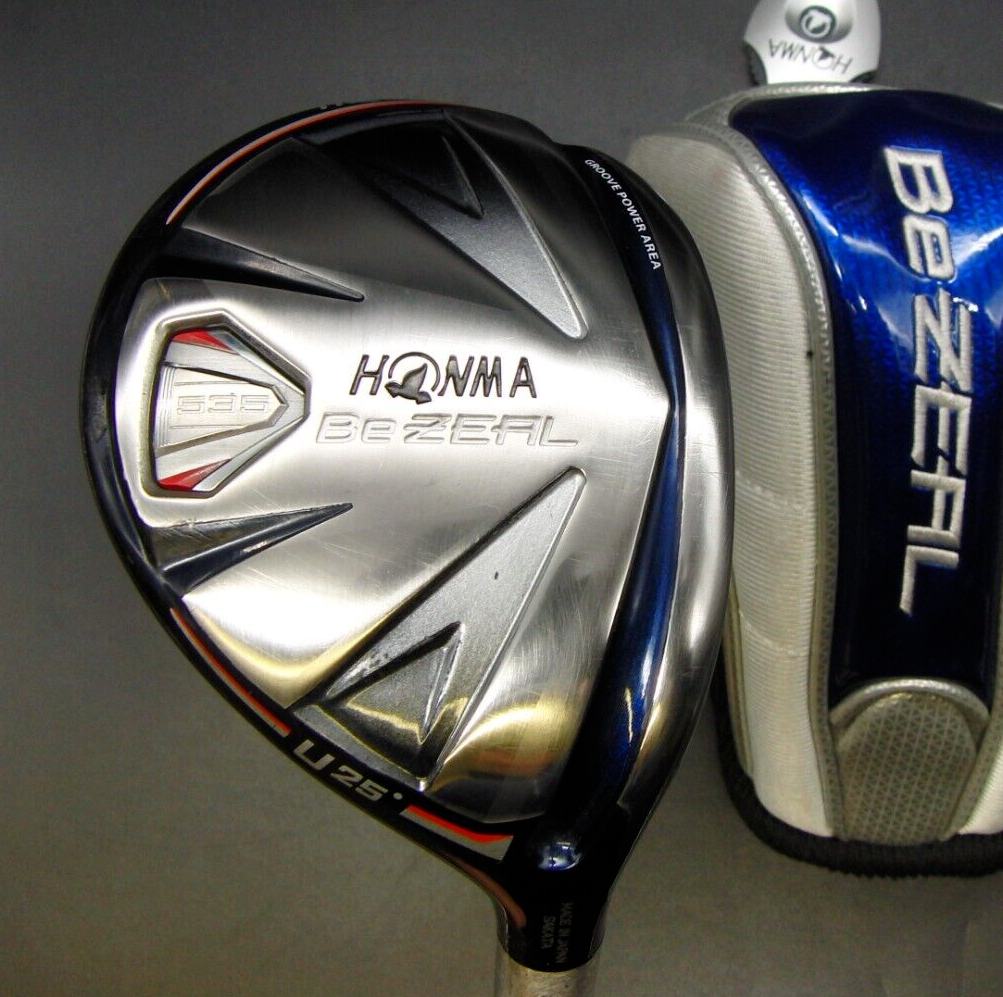 Honma Be Zeal 535 25° Hybrid Regular Graphite Shaft Honma Grip + Head Cover 3 Honma Be Zeal 535 25° Hybrid Regular Graphite Shaft Honma Grip + Head Cover