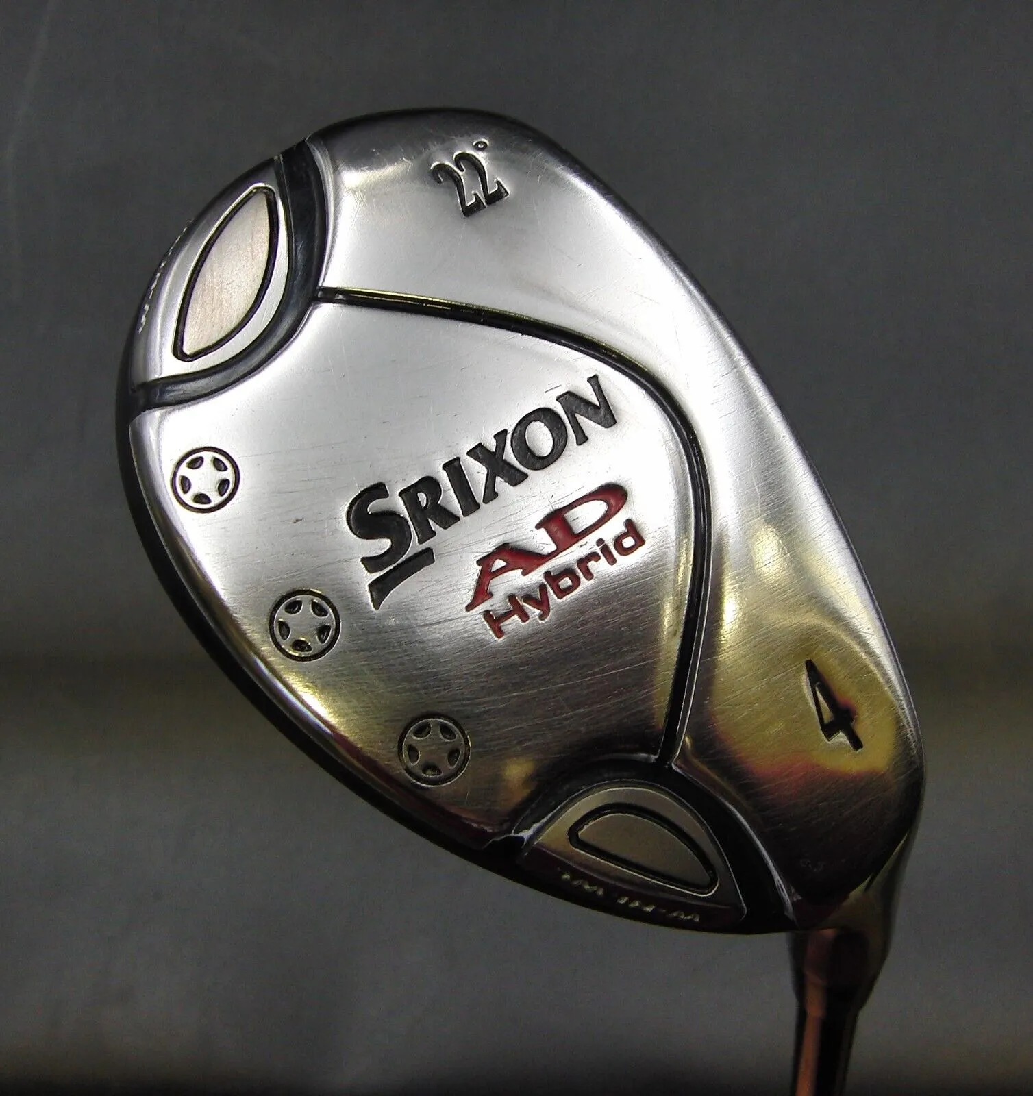 Japanese Srixon AD 22° 4 Hybrid Stiff Graphite Shaft Srixon Grip 3 Japanese Srixon AD 22° 4 Hybrid Stiff Graphite Shaft Srixon Grip