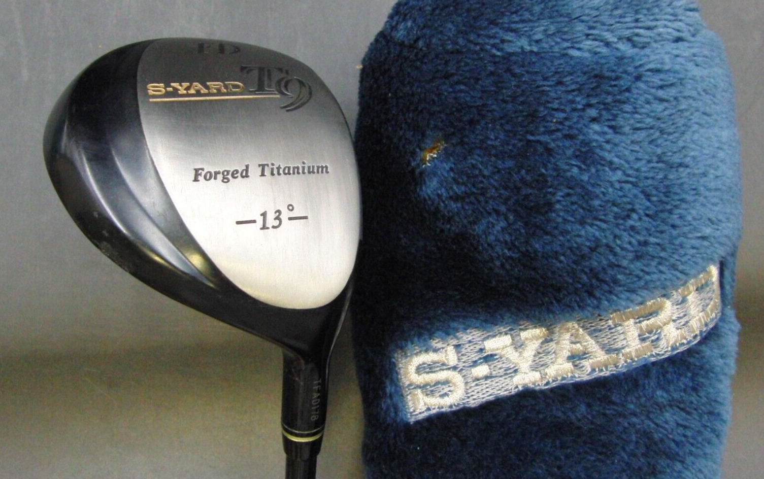 Japanese Seiko S-Yard T9 Forged FD 13° Wood Regular Graphite Shaft + HeadCover 3 Japanese Seiko S-Yard T9 Forged FD 13° Wood Regular Graphite Shaft + HeadCover