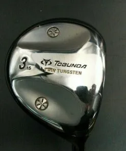 Japanese Tobunda Twin Tungsten 15° 3 Wood Seniors Flex Graphite Shaft