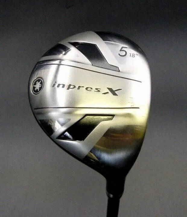 Yamaha Inpres X 18° 5 Wood Stiff Graphite Shaft Inpres Golf Grip 3 Yamaha Inpres X 18° 5 Wood Stiff Graphite Shaft Inpres Golf Grip