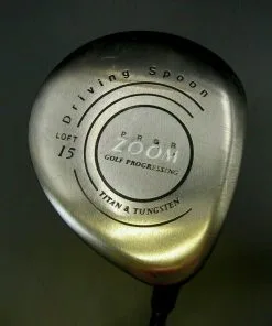 Japanese PRGR Zoom Driving Spoon 15º Wood Regular Graphite Shaft