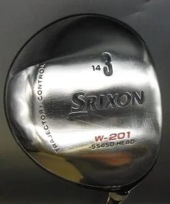 Srixon W-201 14° 3 Wood Stiff Graphite Shaft Golf Pride Grip