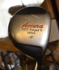 Accura VFT Forged Ti 360cc 9 Degree Driver Grafalloy Graphite Shaft
