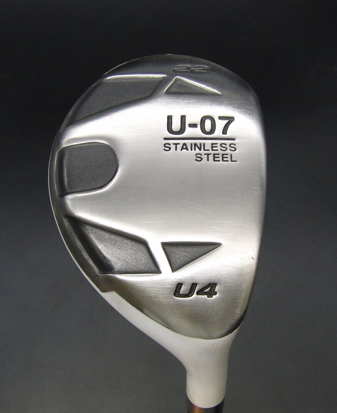 Bridgestone Japanese TourStage U-07 Stainless Steel 22° U4 Hybrid Regular Graphite Shaft +HC 4 Bridgestone Japanese TourStage U-07 Stainless Steel 22° U4 Hybrid Regular Graphite Shaft +HC - Image 2