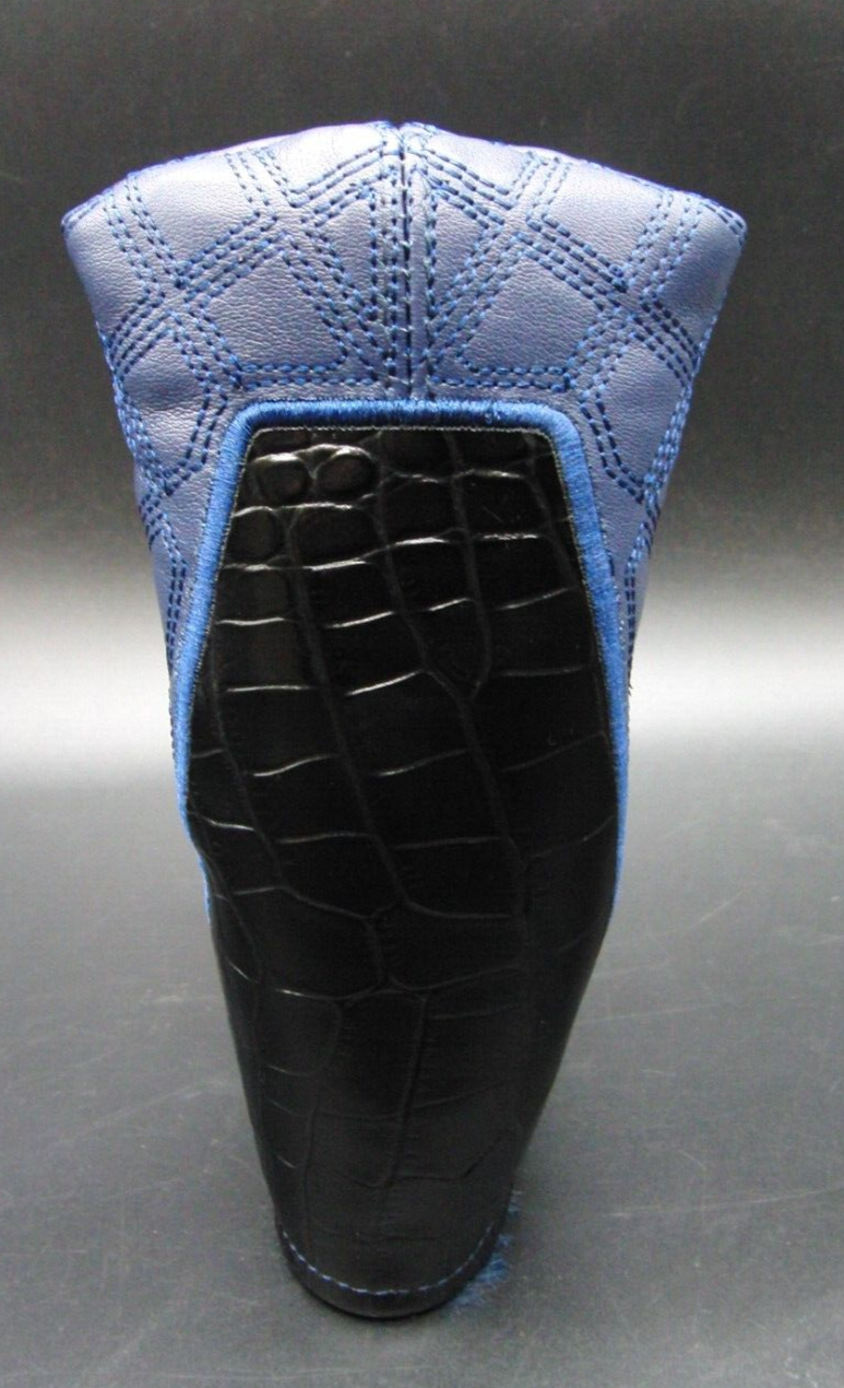 Luxury PSYKO GOLF Croc/Quilted Genuine Leather Putter Embossed Logo Head Cover 6 Luxury PSYKO GOLF Croc/Quilted Genuine Leather Putter Embossed Logo Head Cover - Image 4