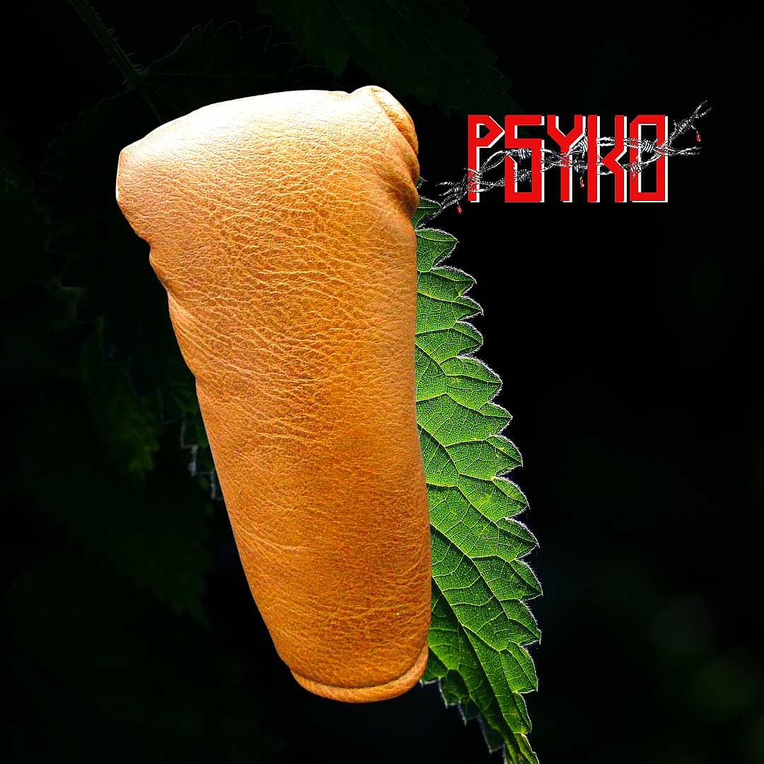 Luxury PSYKO GOLF Embroidered PU Leather Putter Head Cover Furry Lining 7 Luxury PSYKO GOLF Embroidered PU Leather Putter Head Cover Furry Lining - Image 5