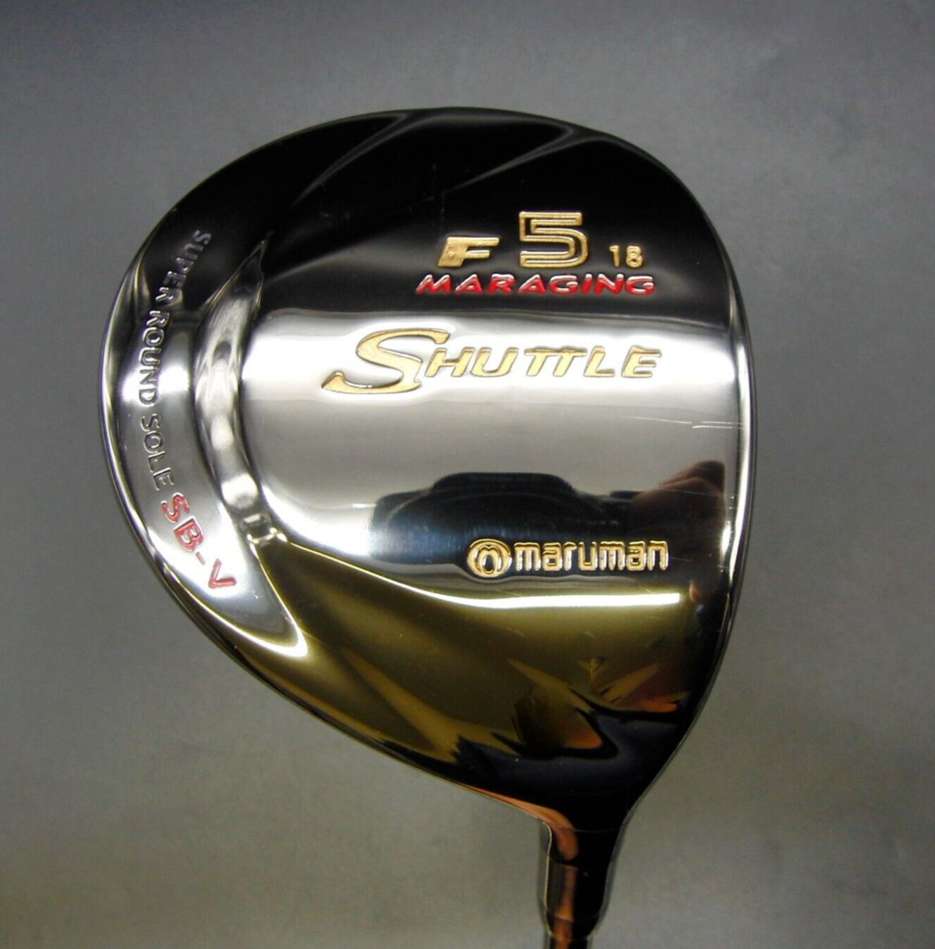Japanese Maruman Shuttle Maraging SB-V F 18° 5 Wood Regular Graphite Shaft 8 Japanese Maruman Shuttle Maraging SB-V F 18° 5 Wood Regular Graphite Shaft - Image 6