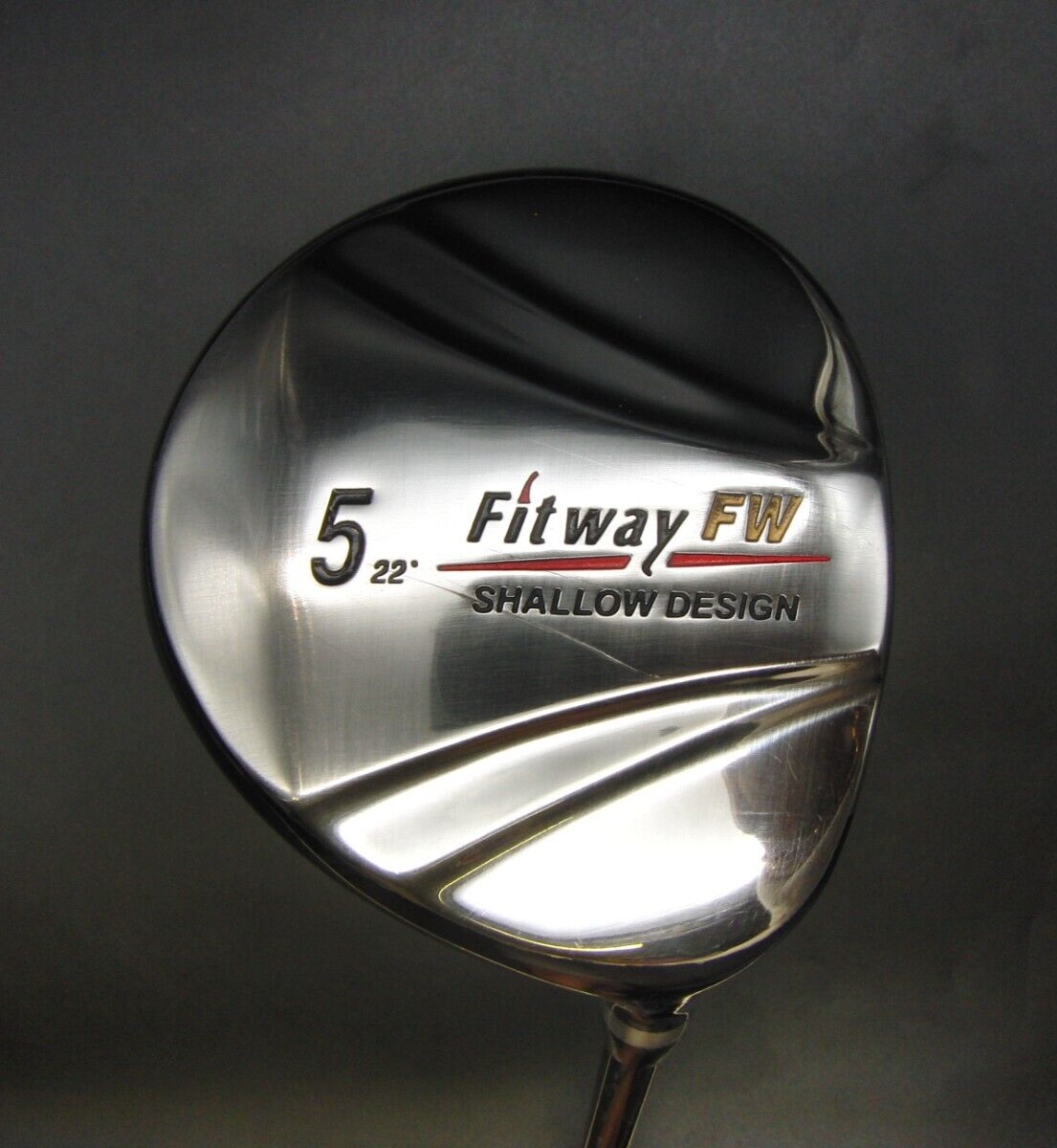 Japanese FitWay Shallow Design 22° 5 Wood Regular Graphite Shaft FitWay Grip 8 Japanese FitWay Shallow Design 22° 5 Wood Regular Graphite Shaft FitWay Grip - Image 6