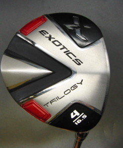 Exotics Trilogy X 16.5° 4 Wood Stiff Graphite Shaft Exotics Grip -Fairway Woods shop 57 b10b83bb a630 442b ae7e 42bb1321894b