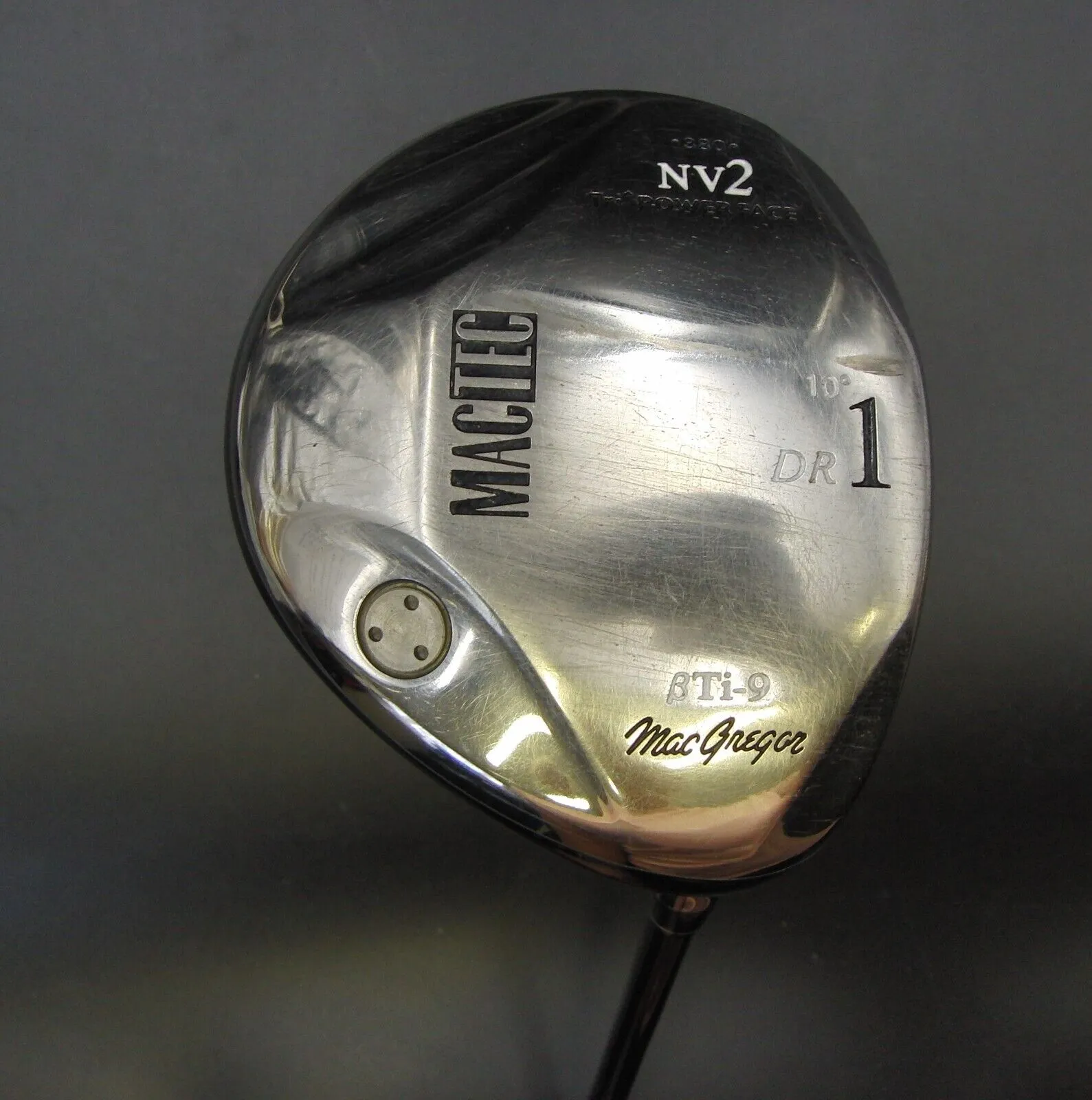 MacGregor MacTec NV2 BTi-9 10° Driver Regular Graphite Shaft NO1 Grip 8 MacGregor MacTec NV2 BTi-9 10° Driver Regular Graphite Shaft NO1 Grip - Image 6