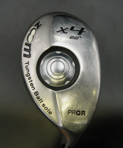 Japanese PRGR Zoom X Tungsten Ball Sole 22° 4 Hybrid Extra Stiff Graphite Shaft