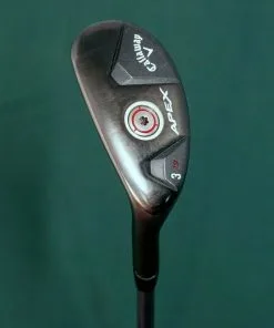 Lincs_golf Left Handed Callaway Apex 20° 3 Hybrid Stiff Graphite Shaft Callaway Grip