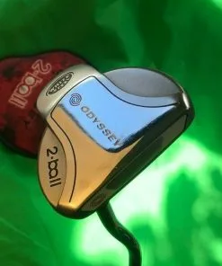 Lincs_golf Odyssey White Steel 2 Ball Putter 85cm Long + Headcover