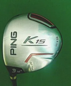 Lincs_golf Left Handed Ping K15 SF Tec 16° 3 Wood Regular Graphite Shaft Golf Pride Grip