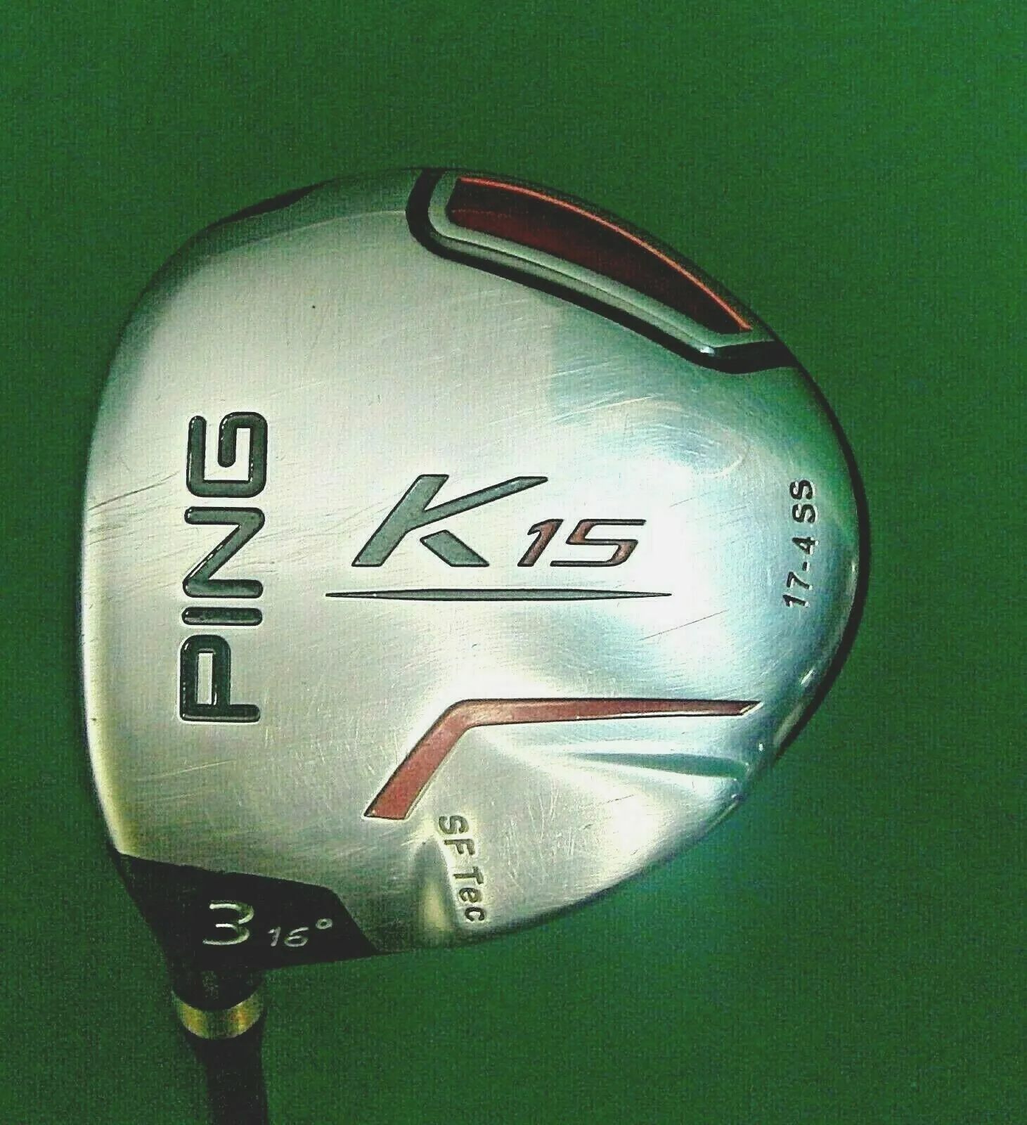 Lincs_golf Left Handed Ping K15 SF Tec 16° 3 Wood Regular Graphite Shaft Golf Pride Grip 3 Lincs_golf Left Handed Ping K15 SF Tec 16° 3 Wood Regular Graphite Shaft Golf Pride Grip